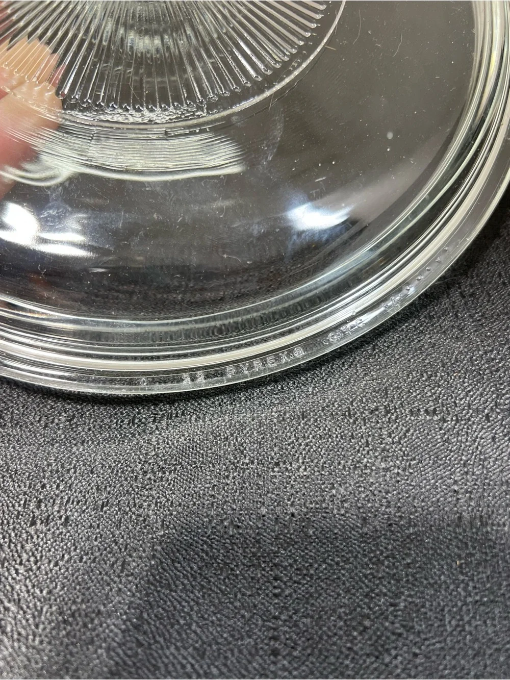 Pyrex Glass Lid 9 inch Round G-1-C  8.5” Diameter G